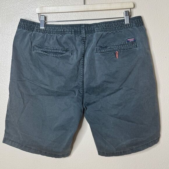 Superdry Shorts Men's 38 Gray Chino Pockets Outdoors Elastic Waist Drawstring - Picture 9 of 9